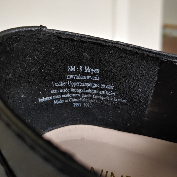 Nine West Vada Platform Oxford Shoes Size 8 Black - Picture 15 of 16